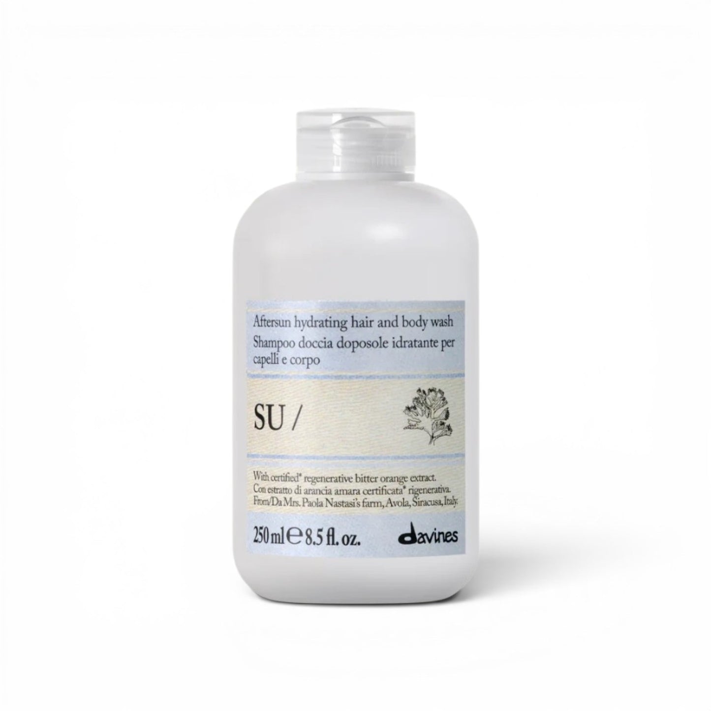 SU Hair & Body Wash Shampoo idratante e protettivo per corpo e capelli