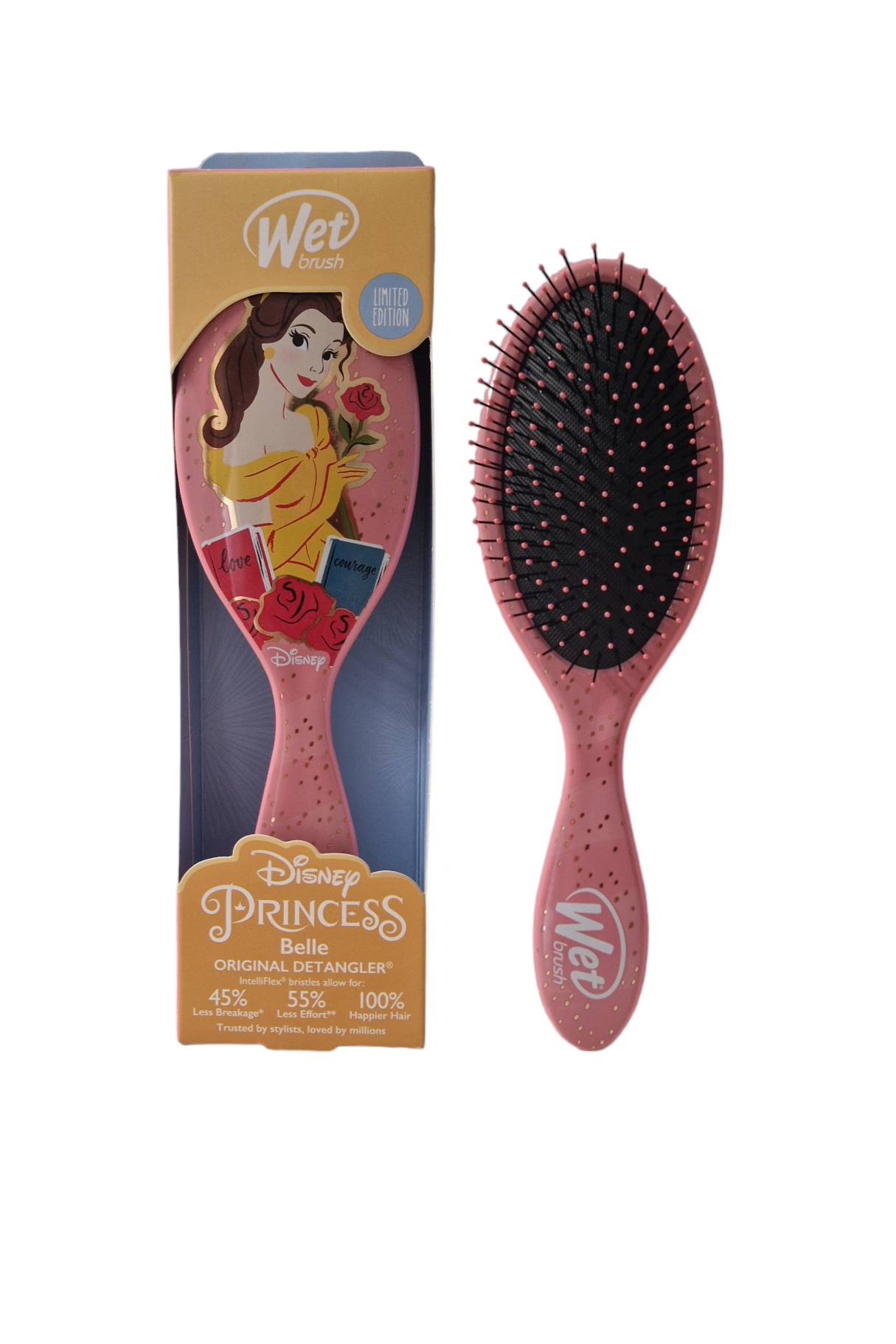 WET BRUSH Original Detangler Disney Princess Belle Limited Edition