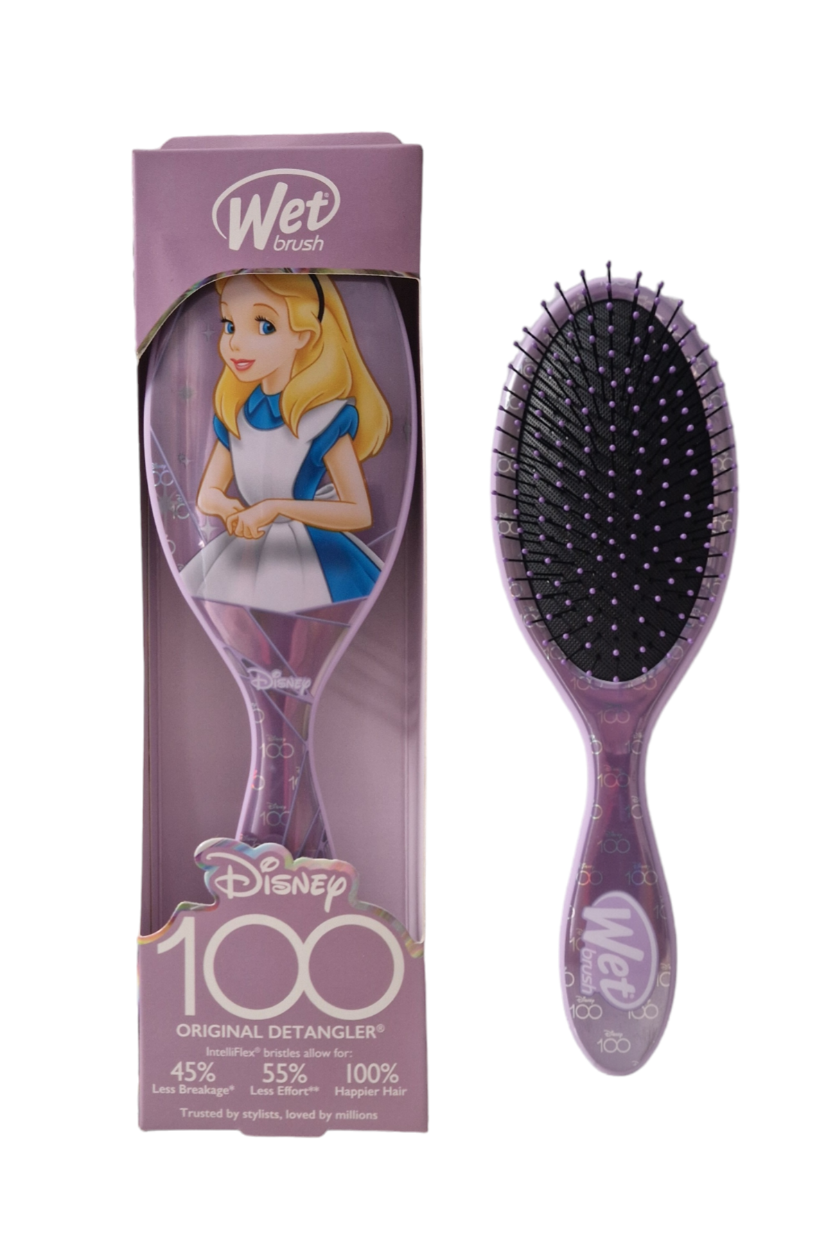 WET BRUSH Original Detangler Disney 100 Alice In Wonderland