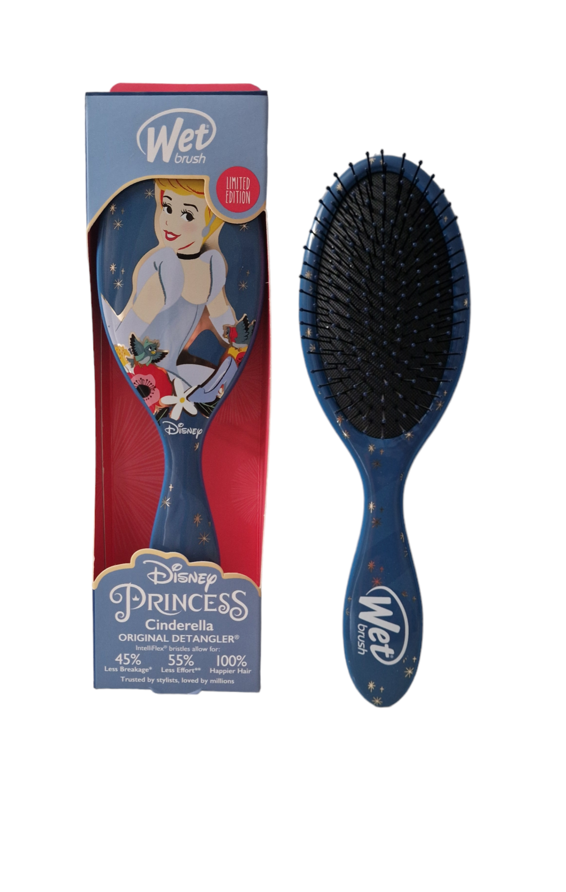 WET BRUSH Original Detangler Disney Princess Cinderella Limited Edition