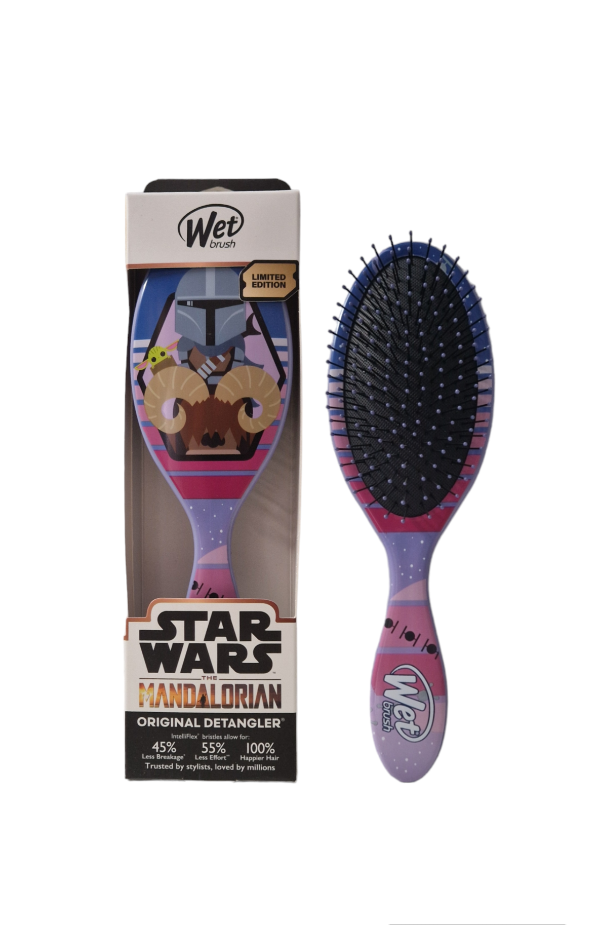 WET BRUSH Original Detangler Star Wars The Mandalorian Limited Edition