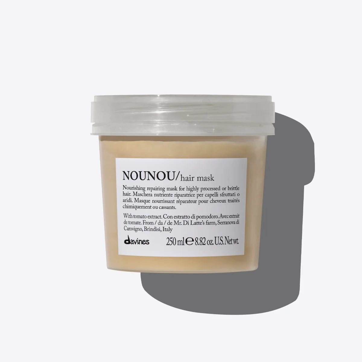 NOUNOU Hair Mask Maschera riparatrice per capelli sfruttati o aridi